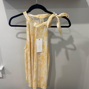 NWT lush tie dye halter top with adjustable tie